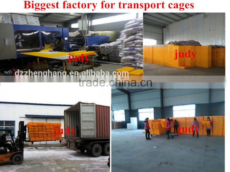 100% pure PE material folding live chicken cage to transport