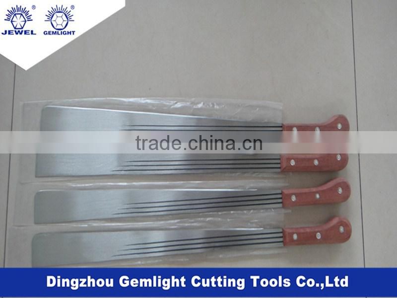 High quality handmade carbon steel cane knife/machete m1779 for cutting