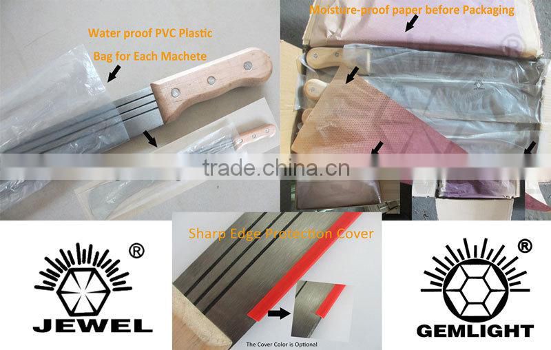 High quality farm tools /machete for sugarcane /corn /bush cutting with wooden handle