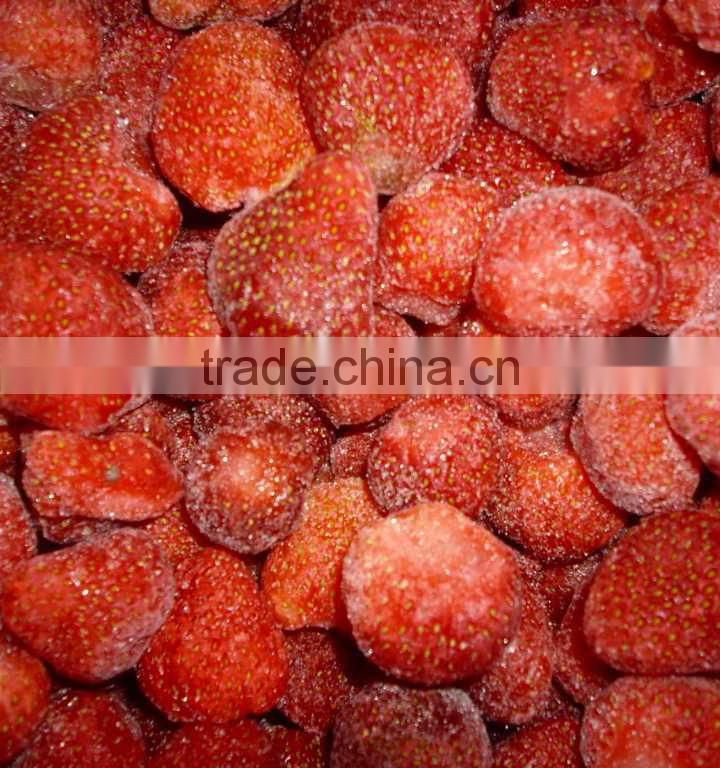 China sweet common bulk wholesale red frozen strawberries