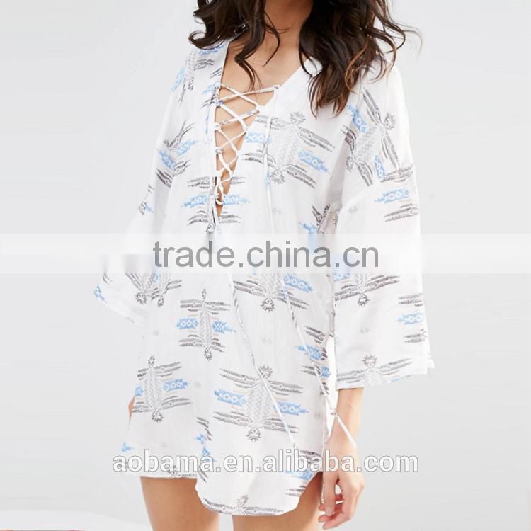 2017 simple design beach summer casual women dresses summer casual