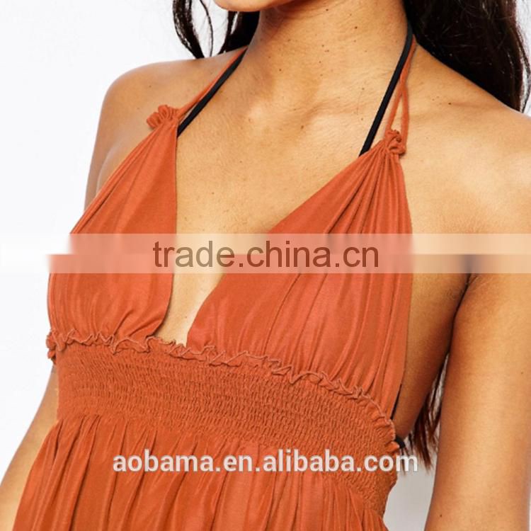 wholesale fashion design women backless women african dresses