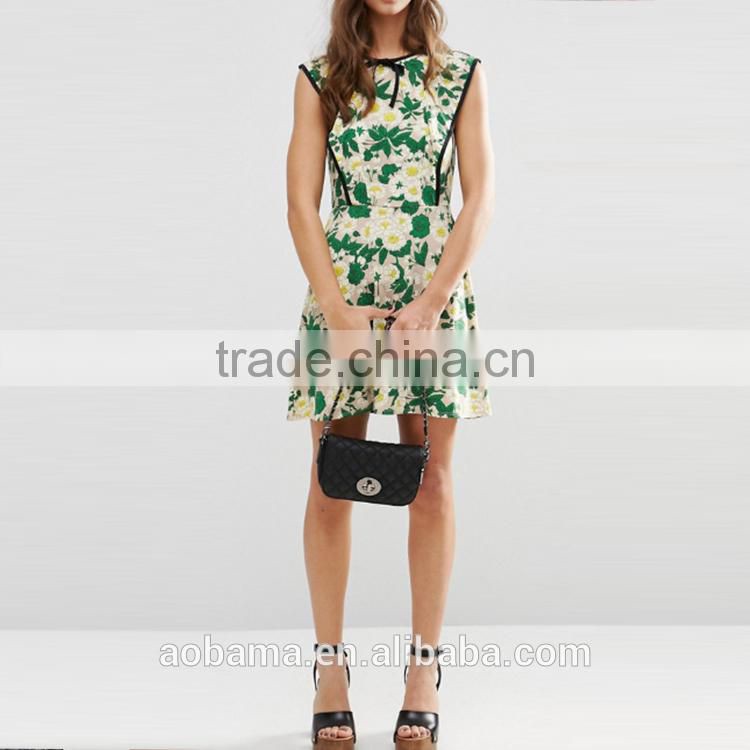 Free Shipping flowers fashion design women dresses prom 2017