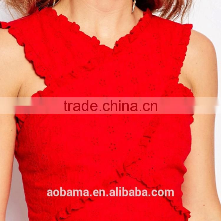 Simple Casual Women Fashion sleeveless women dresses summer