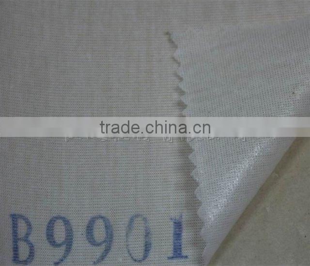 self adhesive knitting fabric for shoe lining