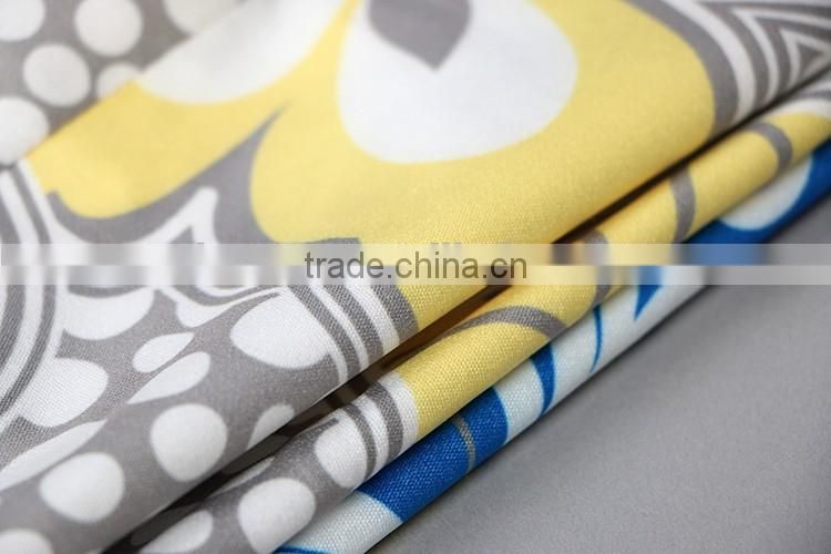 New OEM service two layers 3D printed floral and dot sleeveless dress