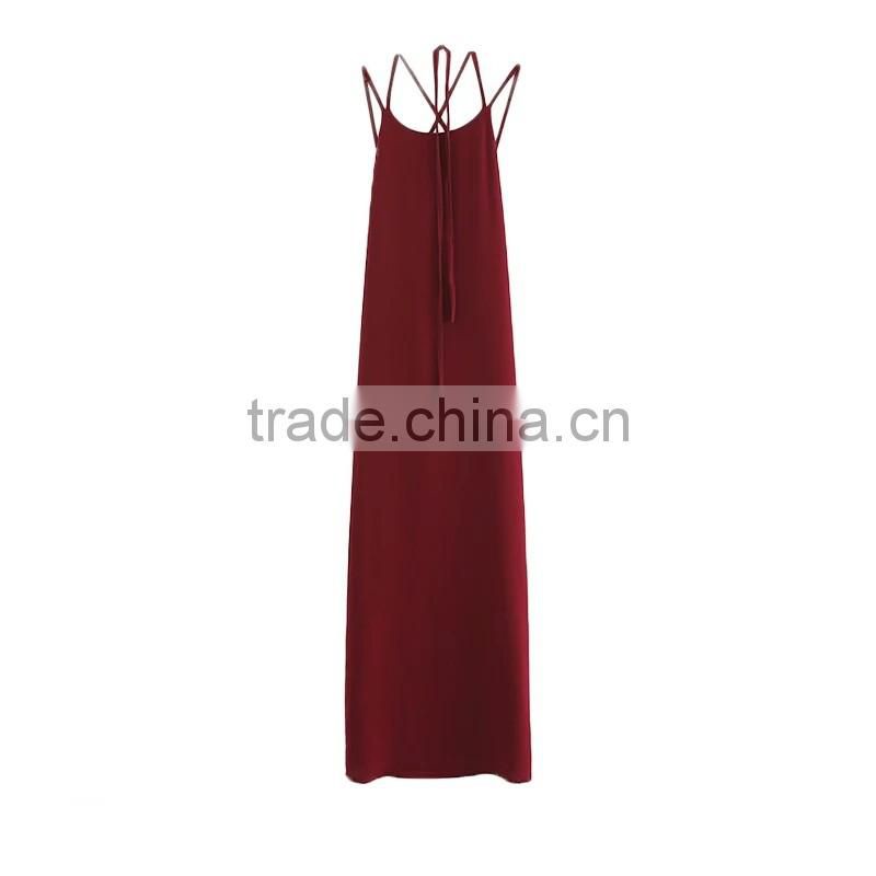 Wholesale clothing plain vest casual woman dress