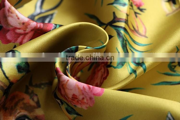 New OEM service two layers printed sleeveless dress patterns of latest gown's design wholesale