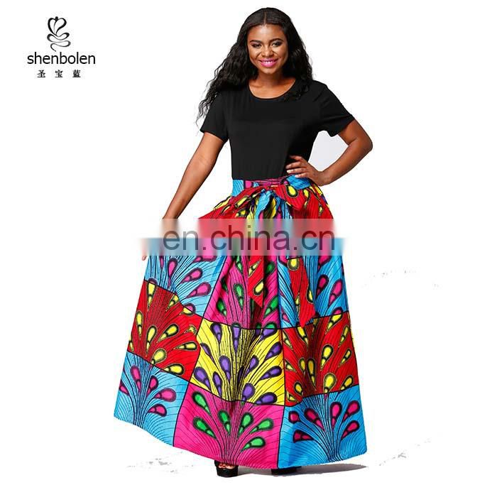 African women clothes African garment manufacturer maxi Ankara skirt
