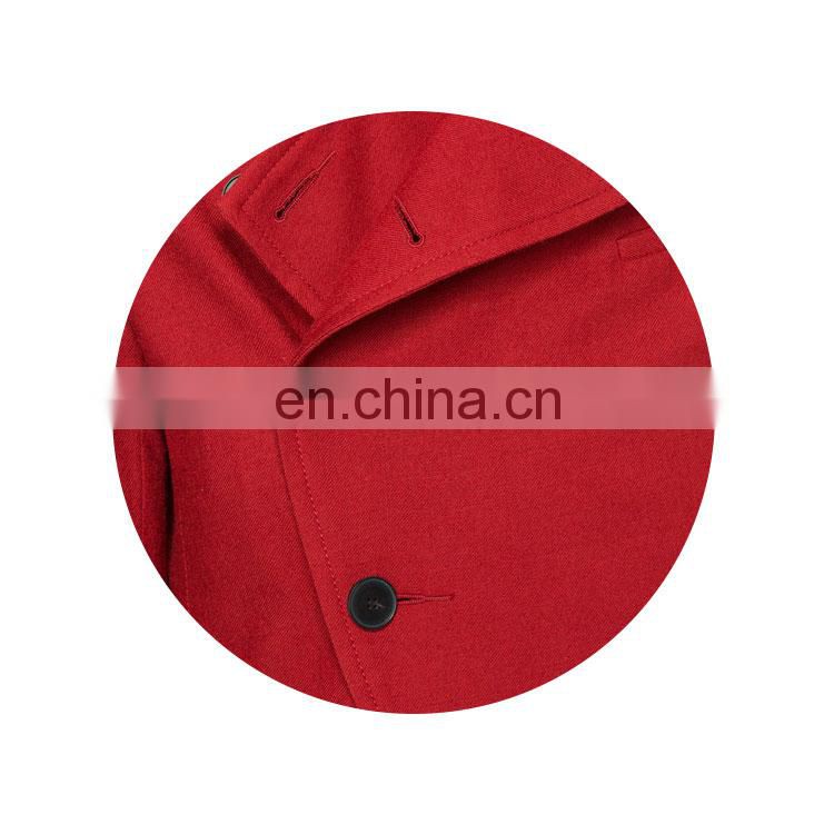OEM Servise Chinese Factory Custom Mens Plain Red Jacket Fashion