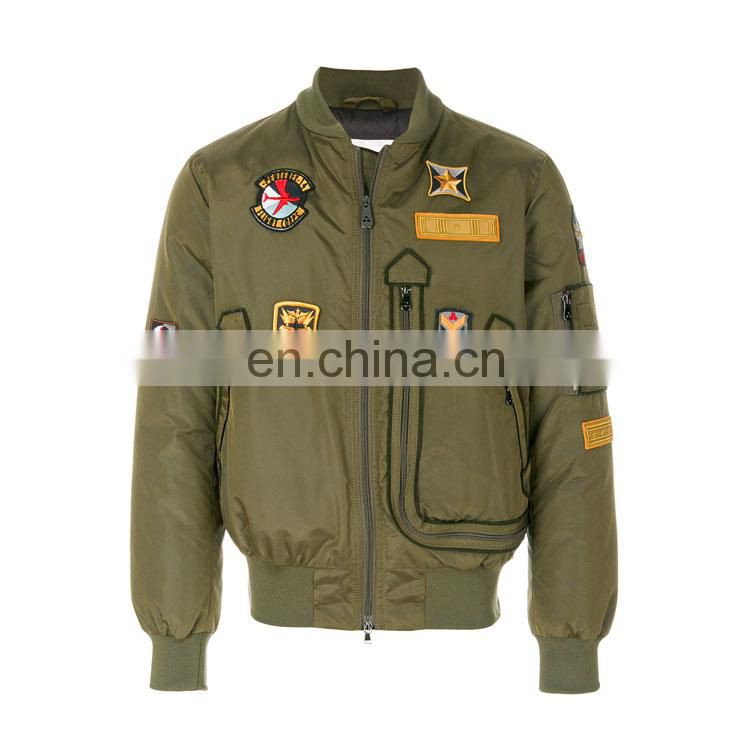 Custom Jacket Fashion Men Bomber Jacket Manufacturer From China