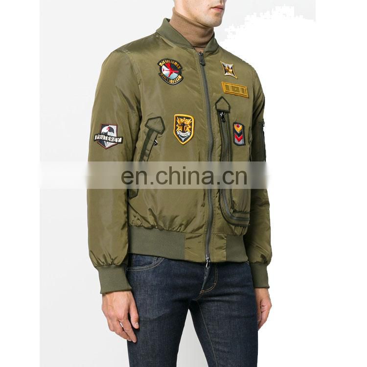 Custom Jacket Fashion Men Bomber Jacket Manufacturer From China