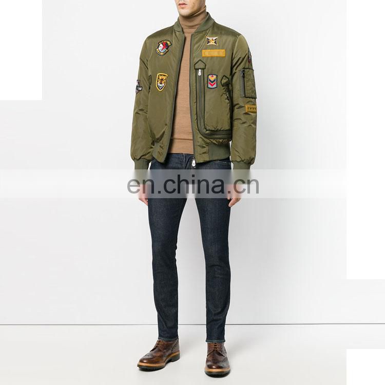 Custom Jacket Fashion Men Bomber Jacket Manufacturer From China