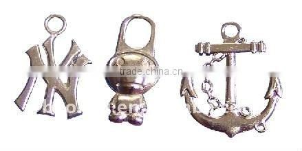 fashion plastic fancy zipper slider for bags