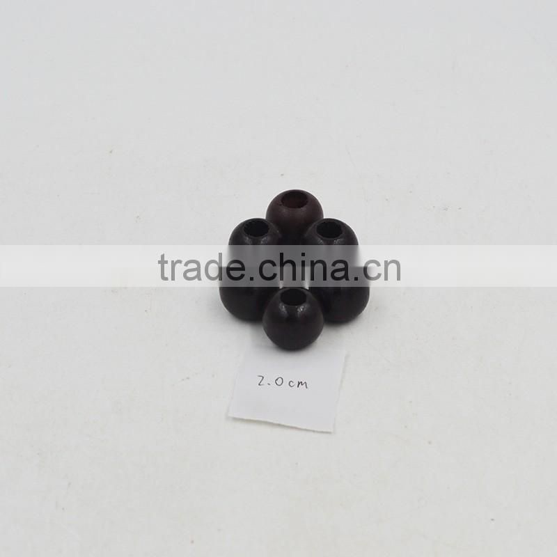 20mm Diameter Painted African Wood Beads