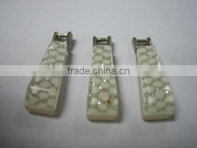 metal zipper slider/plastic zipper