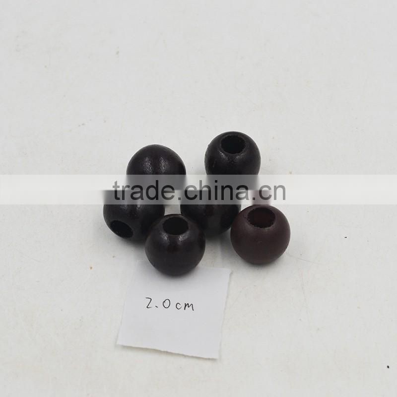 20mm Diameter Painted African Wood Beads