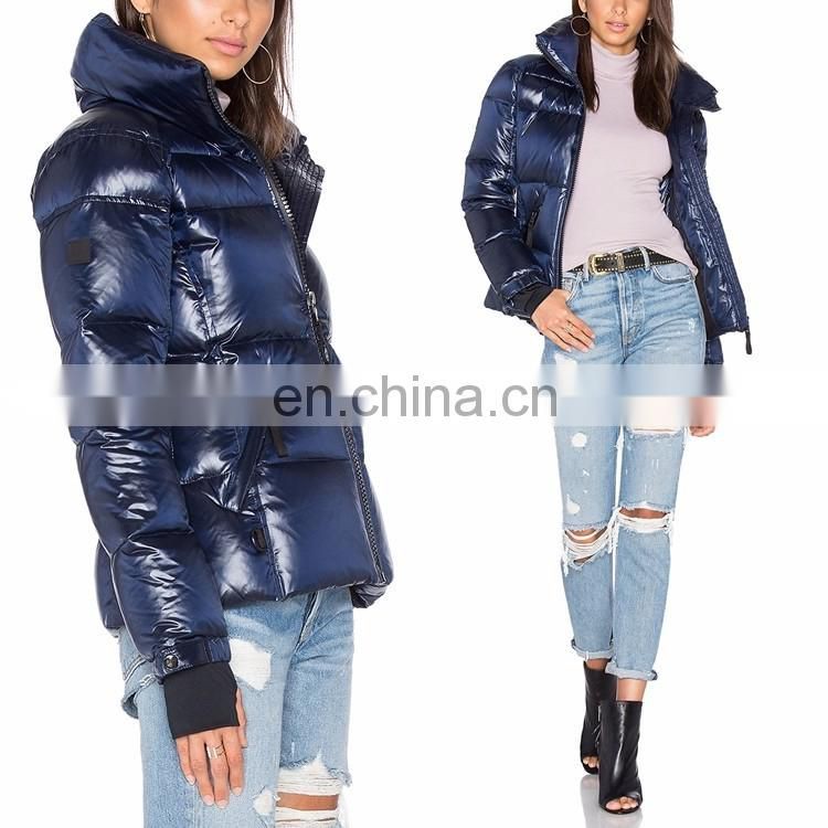 Women Winter Latest Picture Ladies Fashion Trench Coat with Waist Belt in Dongguan