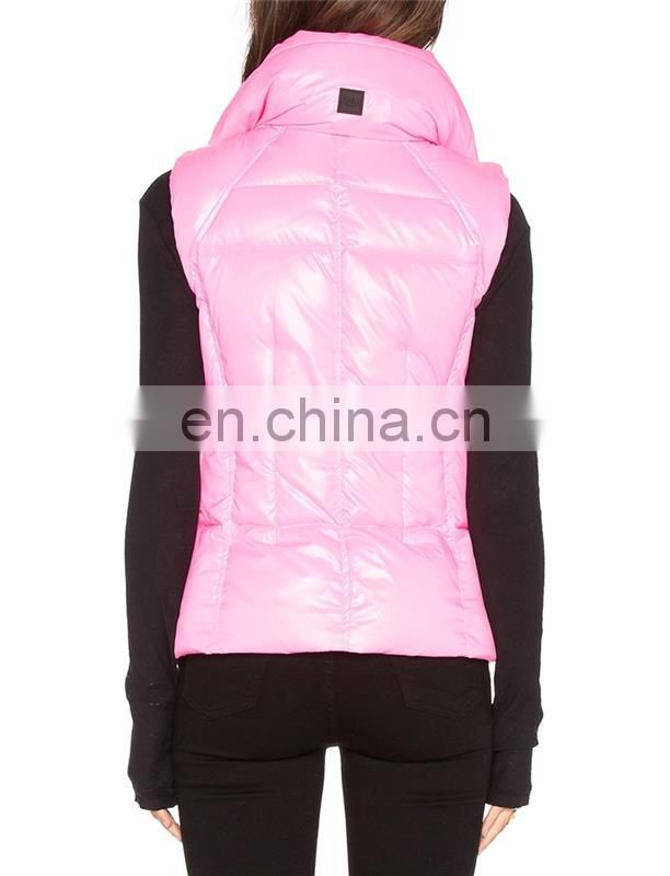 pink windproof vest jacket women jackets women 2016 winter leather jacket women waterproof