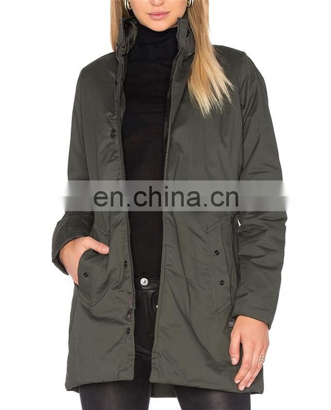 ladies green long coats women coat women blazer Jacket Women