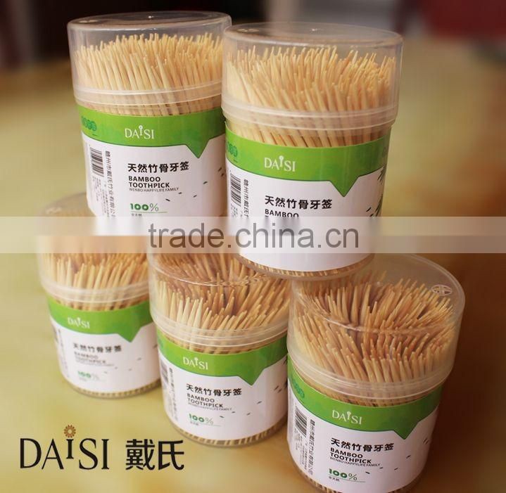 daisi high quality round tough bamboo toothpicks and throwaway chopsticks