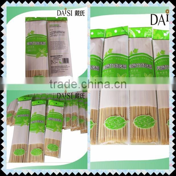 Round uniform bamboo sticks BBQ sticks and throwaway chopsticks