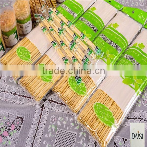 Round uniform bamboo sticks BBQ sticks and throwaway chopsticks