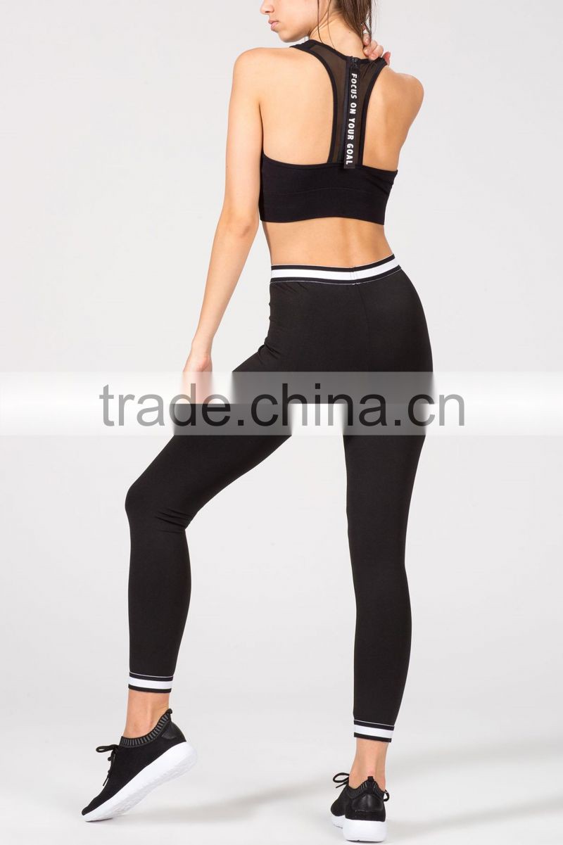 Wholesale bulk fitness sports wear yoya pants contrast leggings for women