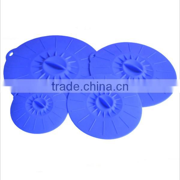 FDA Approved 4 Pack Set Silicone pyrex bowl lid