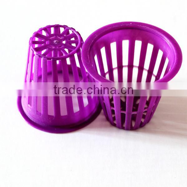 Dongguan Factory Wholesale White 4 Inch Hydroponic Mesh Pot
