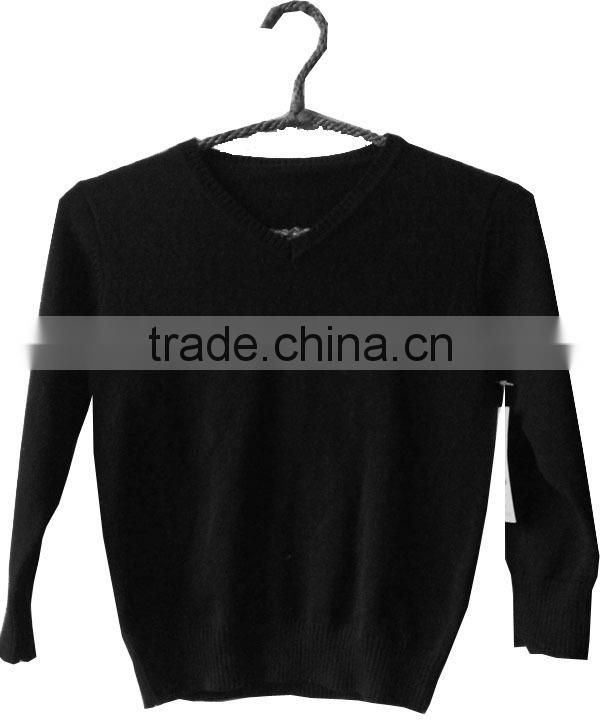 Traditional V neck Children Sweater