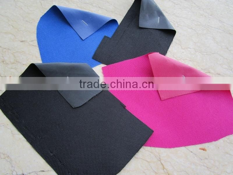 Pvc coated polyester oxford fabric, oxford fabric with pvc coating stocklots