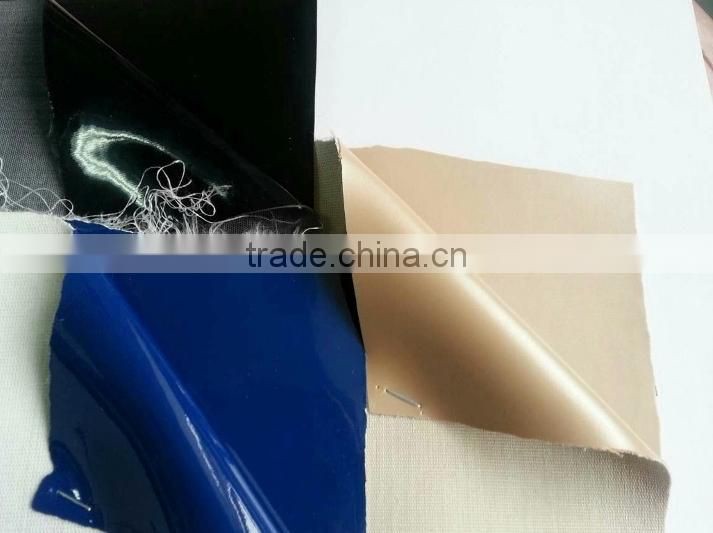 Pvc Shining Fface Leather for Bag STOCKLOT, Pvc Synthetic Leather with Mirro Face Stoclot for Shoes