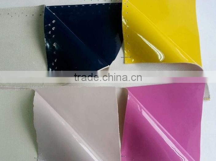 Pvc Shining Fface Leather for Bag STOCKLOT, Pvc Synthetic Leather with Mirro Face Stoclot for Shoes