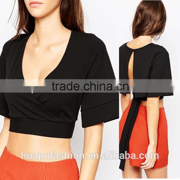 HP680079 OEM Service guangzhou garment manufacturer latest digital printing lady blouse