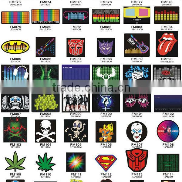 Factory manufacturer sound active Led tshirt