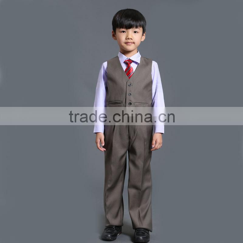 HOT CLASSICAL DESIGN FASHION ELEGANT COFFEE BOYS SUITS BOYS WEDDING SUITS