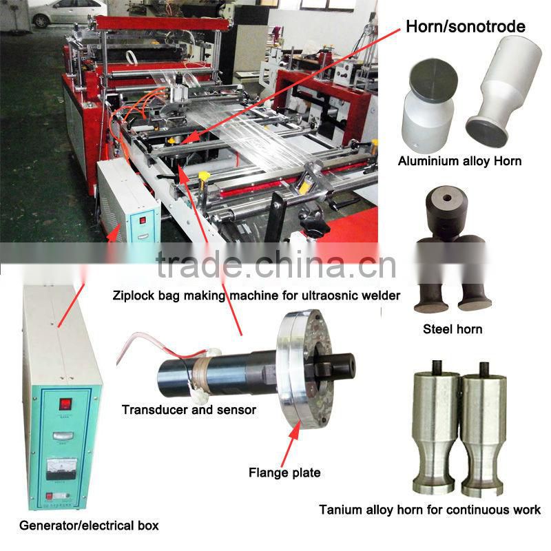 Jieda Sell Slider Greap bag machine with ultrasonic