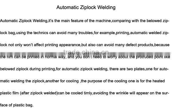 Plastic Bag Maker Machine for Fruit and Clothes