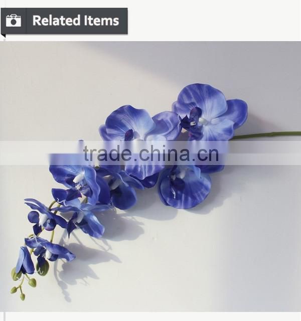 Wedding decoration flower stand factory direct artificial fabric dendrobium flower