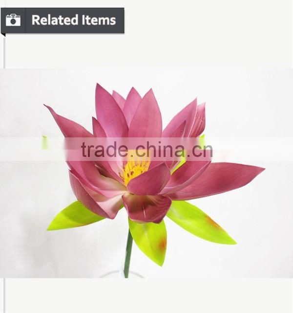High quality China factory direct sell artificial water lily flowers