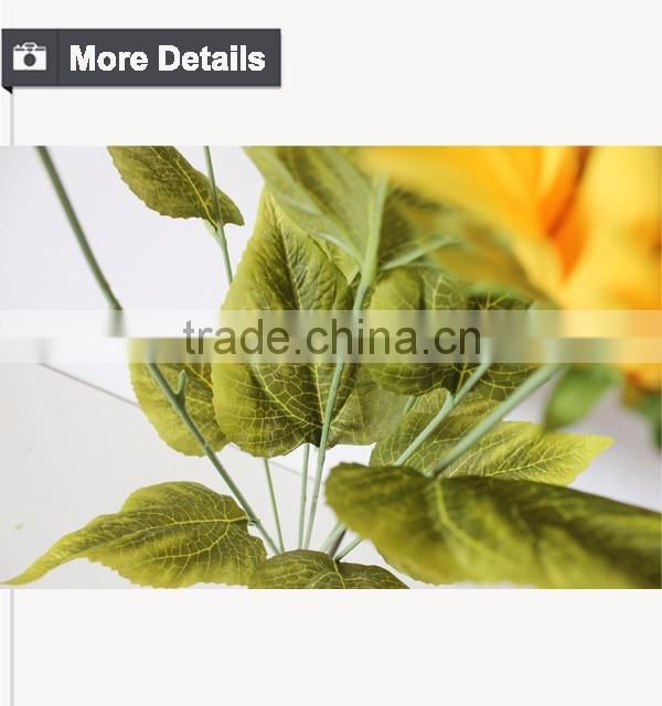 Artificial sunflower bouquet for home decoration and floral arrangement