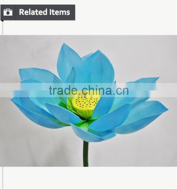 Best selling items artificial lotus flowers for wedding decoration