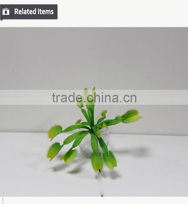 High quality indoor artificial 2 flowers 2buds camellia flowers