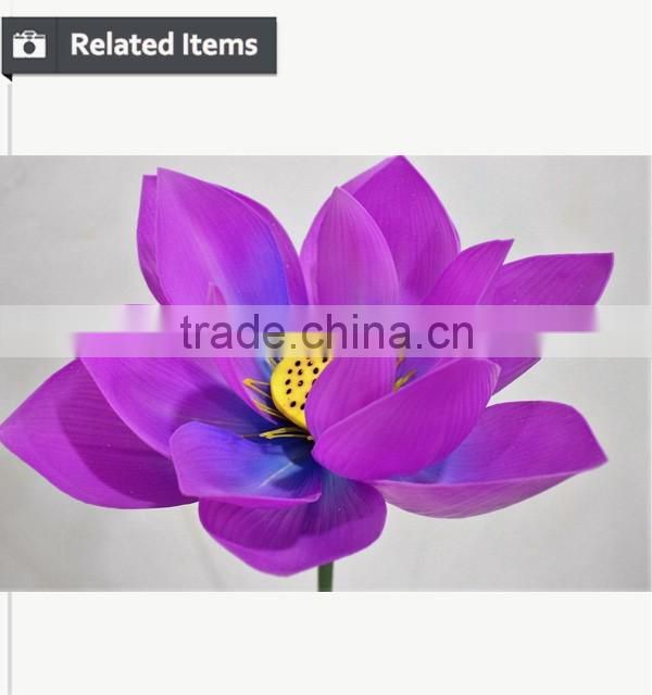 Best selling items artificial lotus flowers for wedding decoration