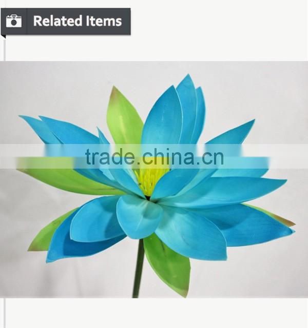 High quality China factory direct sell artificial water lily flowers