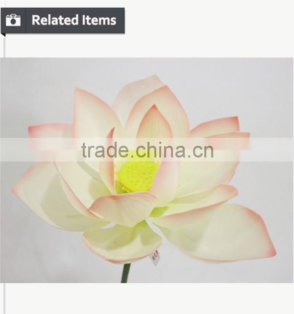 Best selling items artificial lotus flowers for wedding decoration