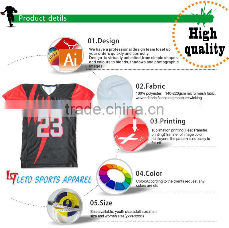 custom design american football uniforms