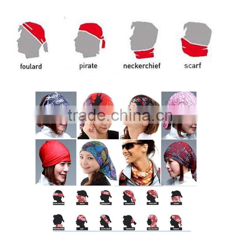 sublimation seamless cycling equipmnt cycling kerchief