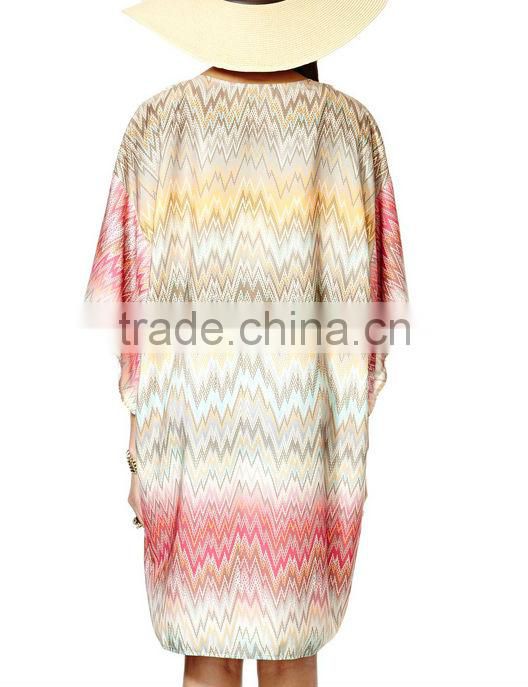 2015 Manni Women Sheer Chiffon Long Casual Summer Outwear